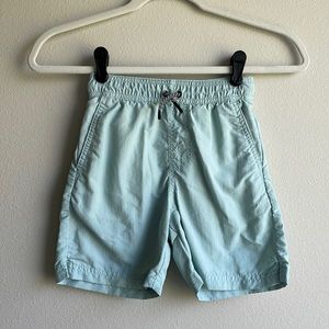Boys' Solid Swim Trunks S(6/7) - art class light blue